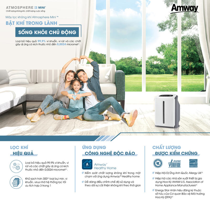 Tổng quan Atmosphere Mini - Bật khí trong lành, sống khỏe chủ động
